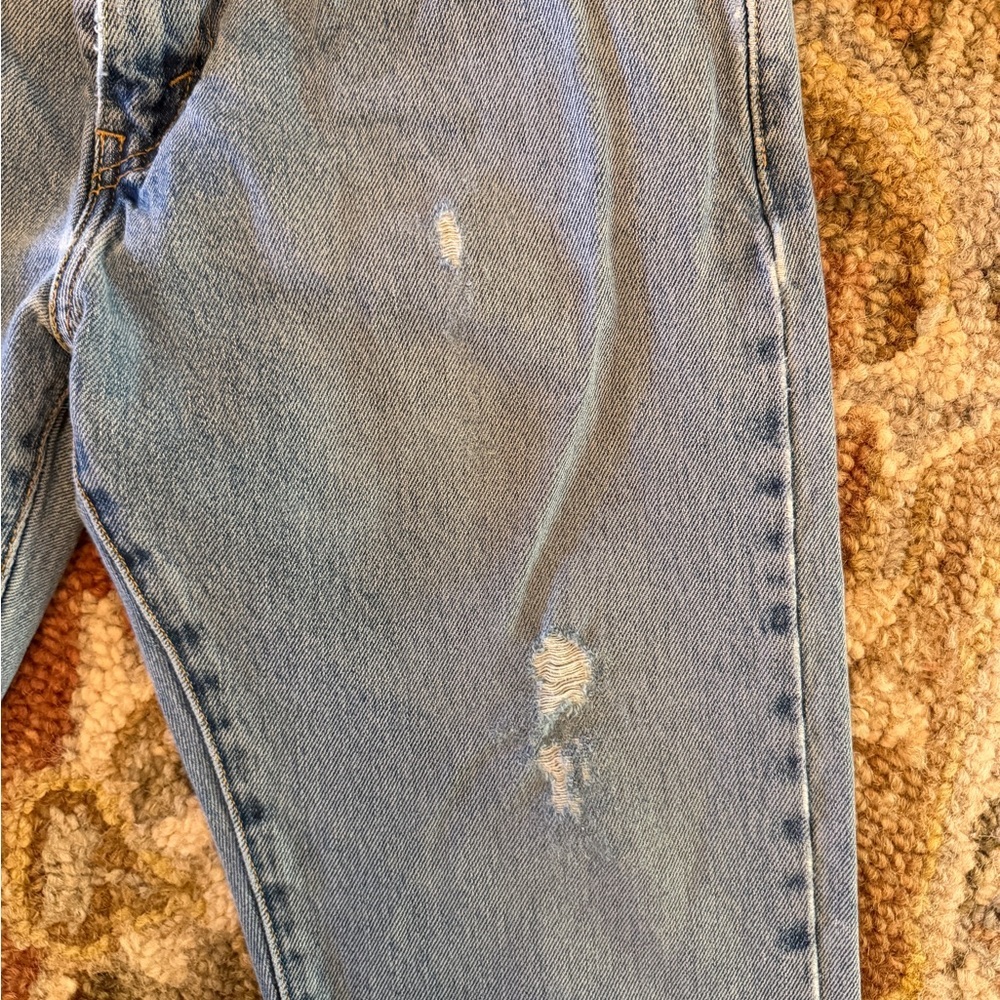 Vintage Levi’s Distressed Straight-Leg Jeans - Picture 5 of 13